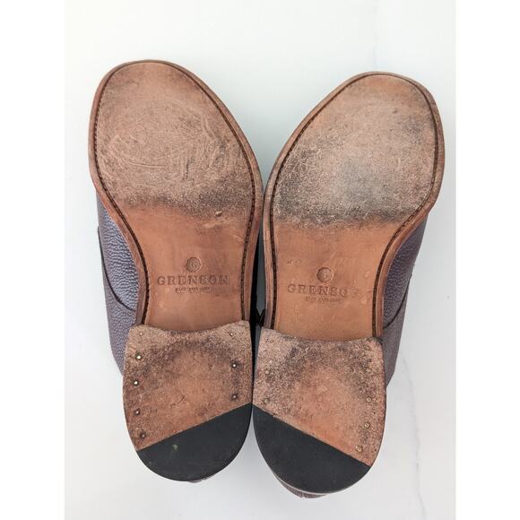 Men’s Grenson Double Monk Top Grain Leather Dress Shoes UK 8 US 9 Handmade - Picture 7 of 13